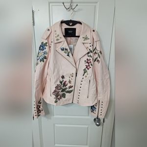 NWT Torrid moto floral jacket